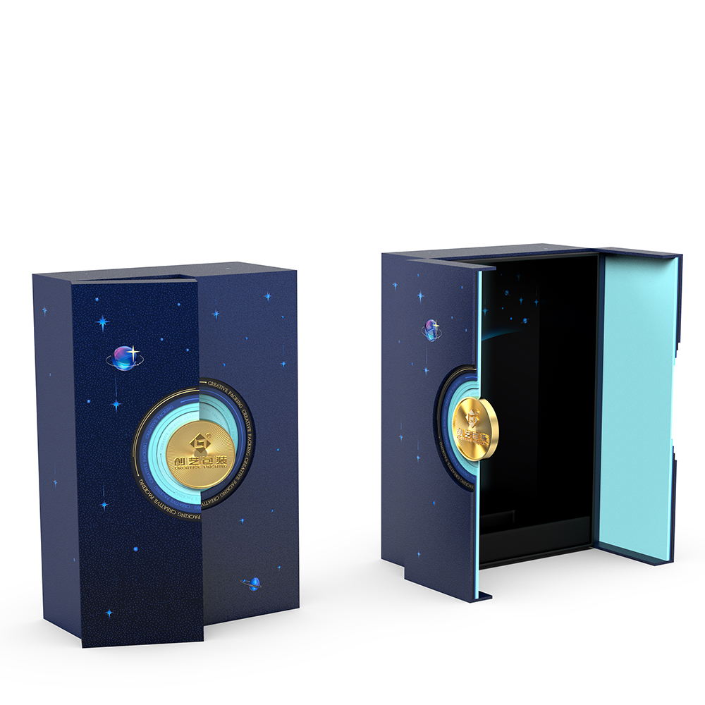 starry sky paper perfume box packaging