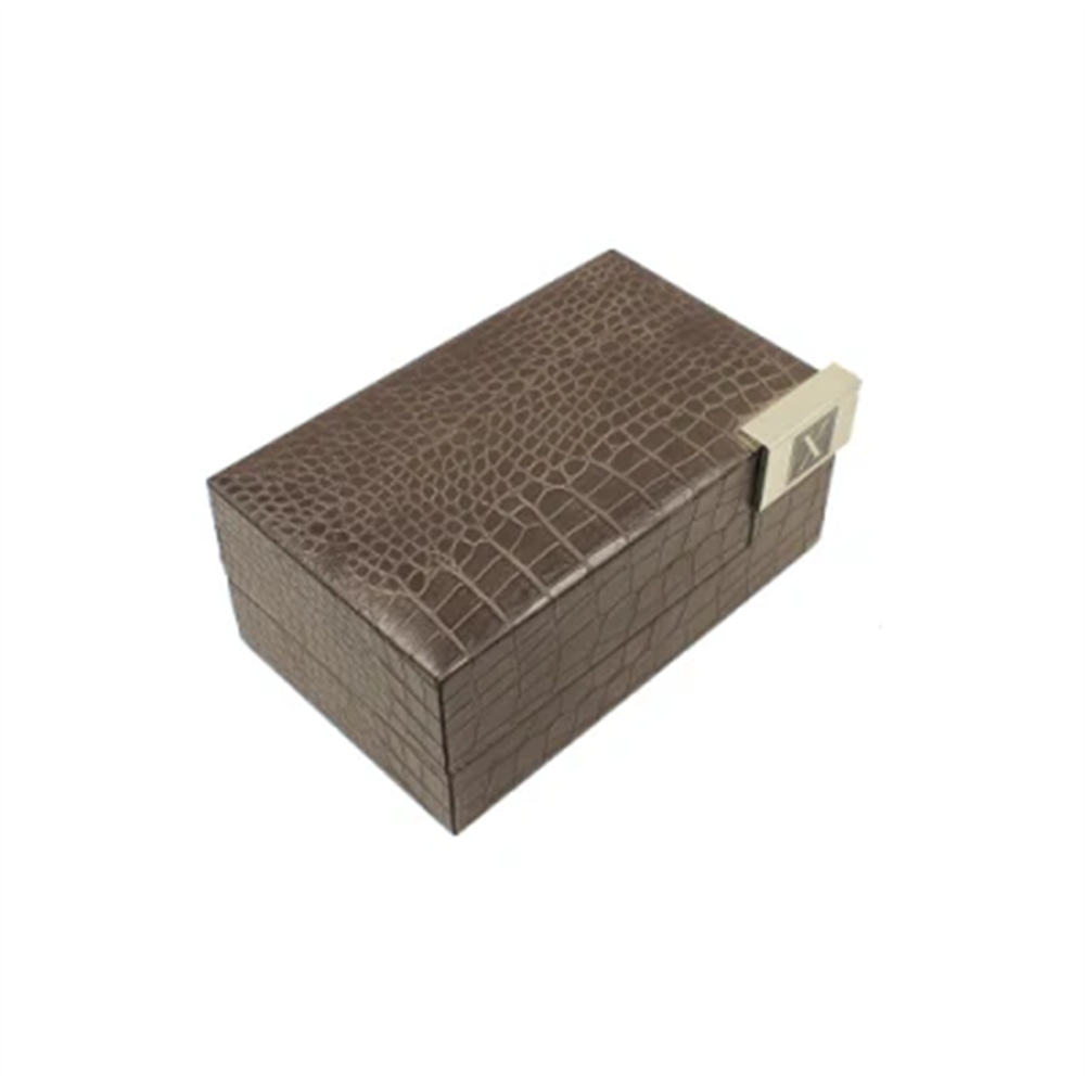 High-End Crocodile Leather Watch Packaging Box