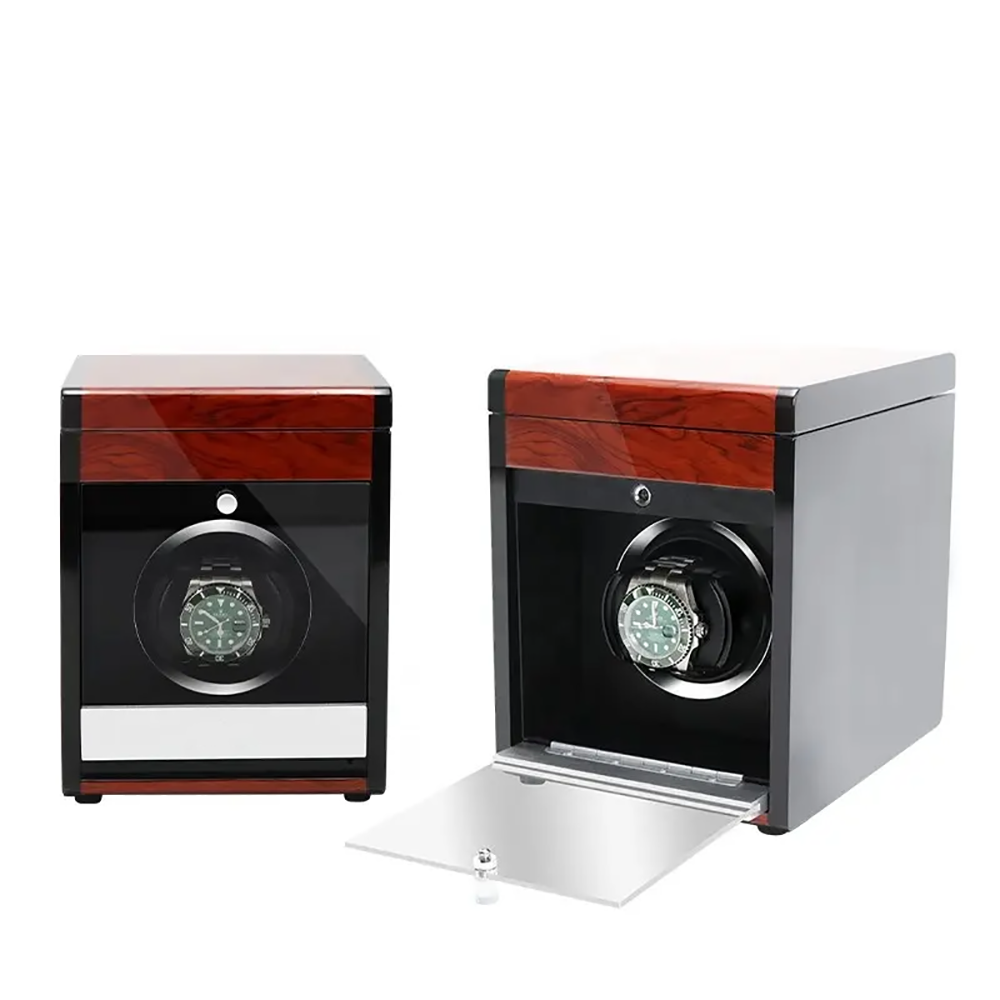 High Gloss Automatic Luxury Single Rotating Watch Winder Wholesale